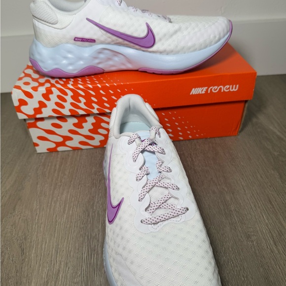 Nike Renew Ride 3 Training Sneakers White Pink Women’s Size 9 New - Picture 3 of 6